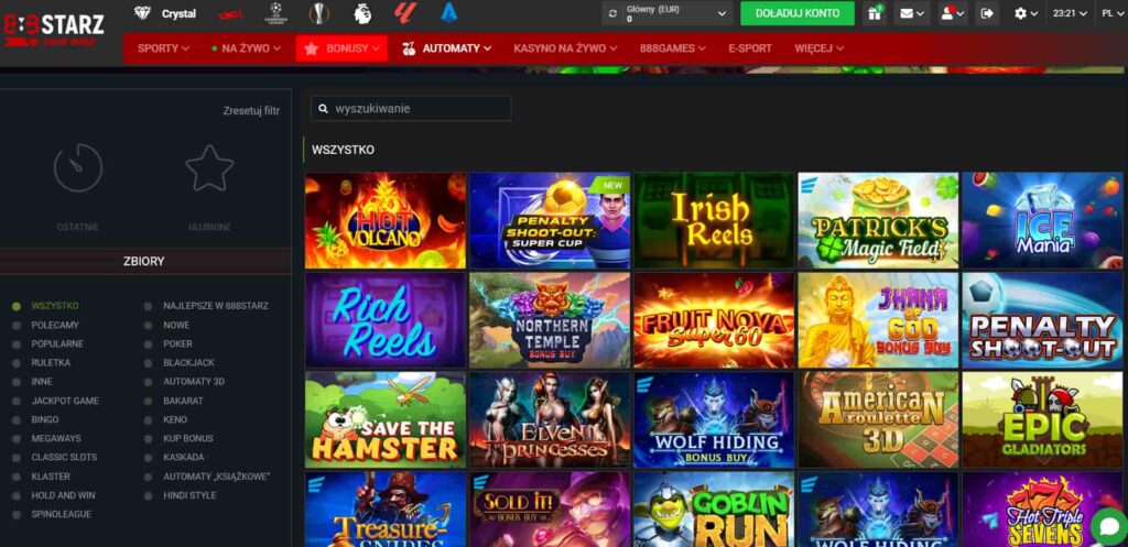 888starz gry kasynowe